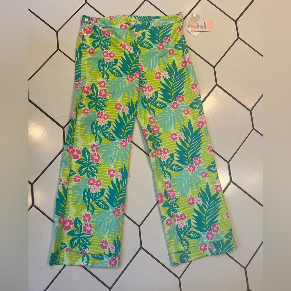 RARE Lilly Pulitzer NWT Amelia pants size 14. White label.